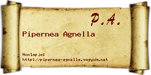 Pipernea Agnella névjegykártya